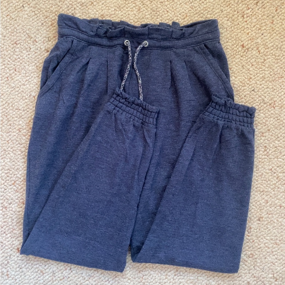 Aerie Dark Blue Sweatpants with Drawstring Elastic Waistband size XS